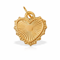 Charm din inox placat cu aur waterproof „Philia” – Legatura inimilor