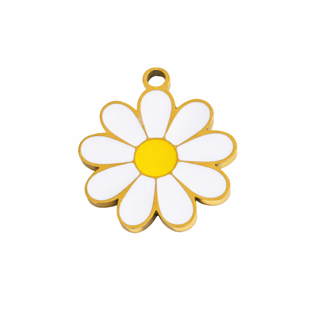 Charm din inox placat cu aur „Eudora” – Darul bucuriei