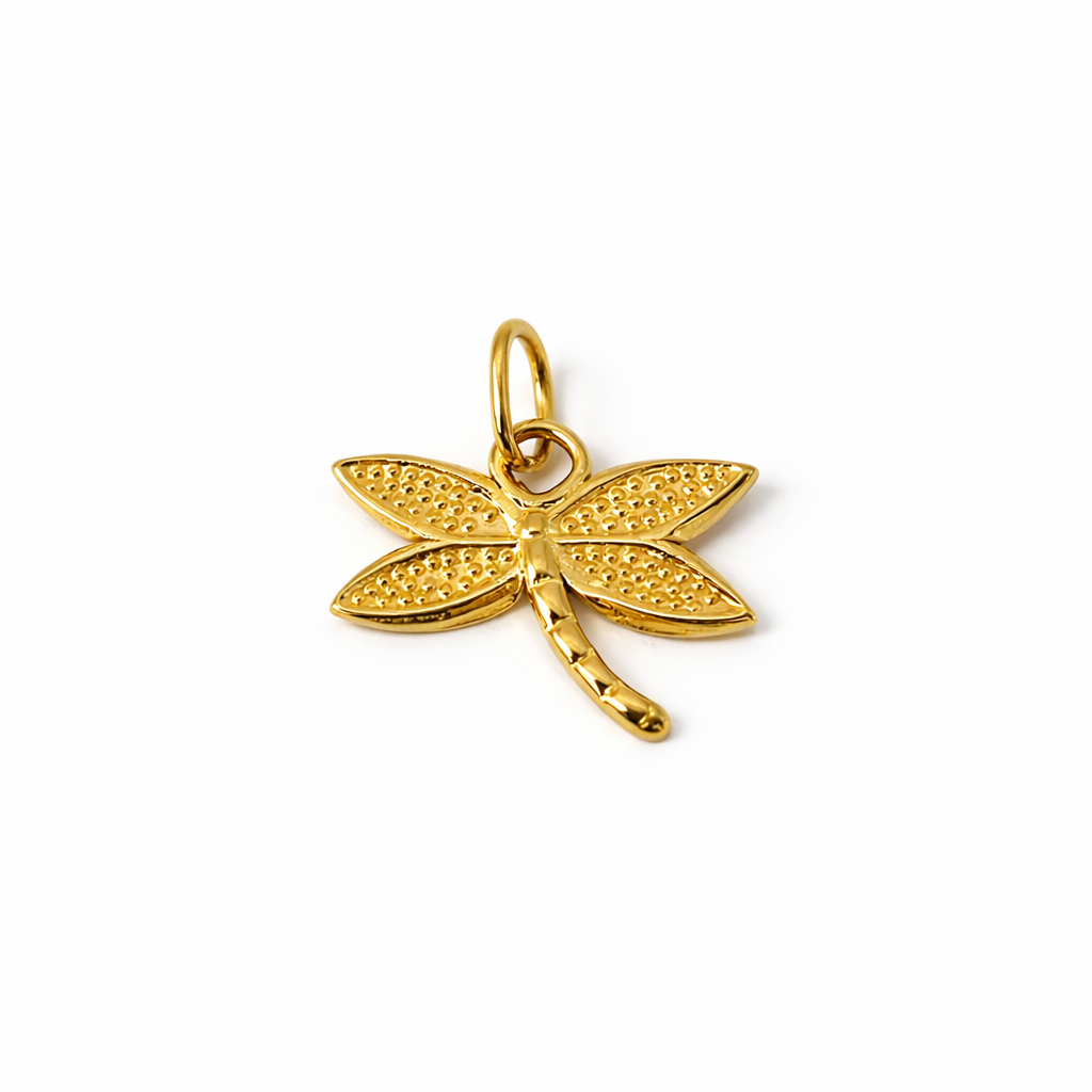Charm din inox placat cu aur „Aella” – Libertatea zborului