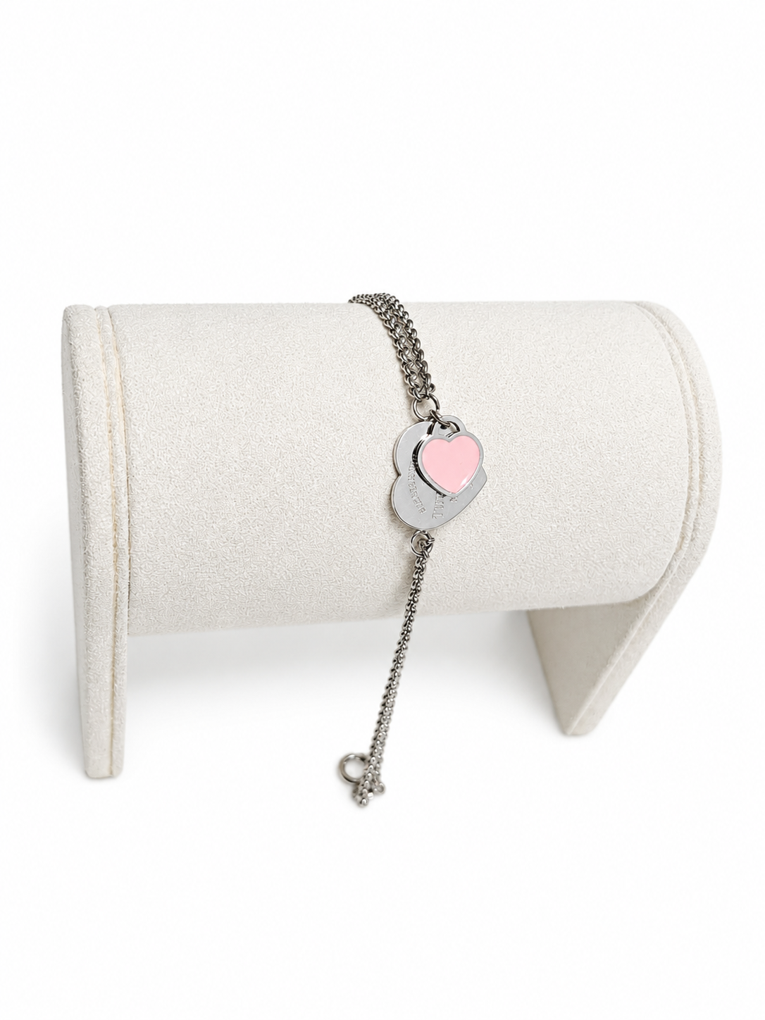 Brățară din inox „Pink Heart”