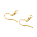 Pereche baze de cercei din inox placat cu aur waterproof „Ankira”